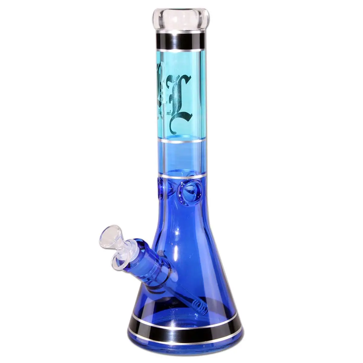 Black Leaf Beakerbong Eis - blau