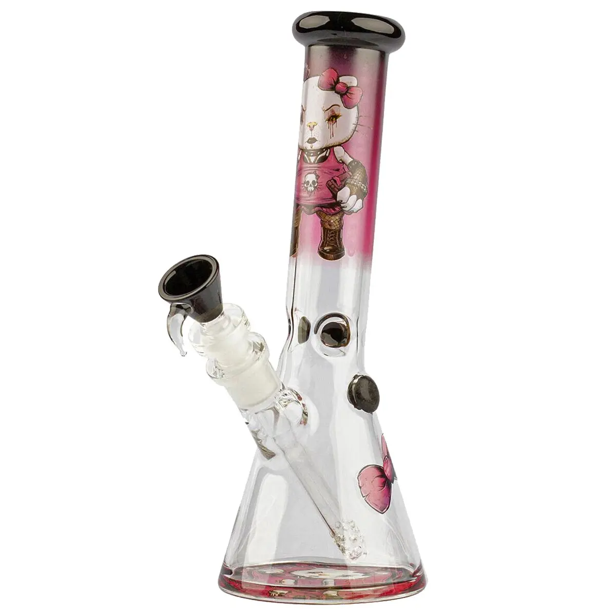 Grace Glass Eisbong 'Angry Cat' 27 cm