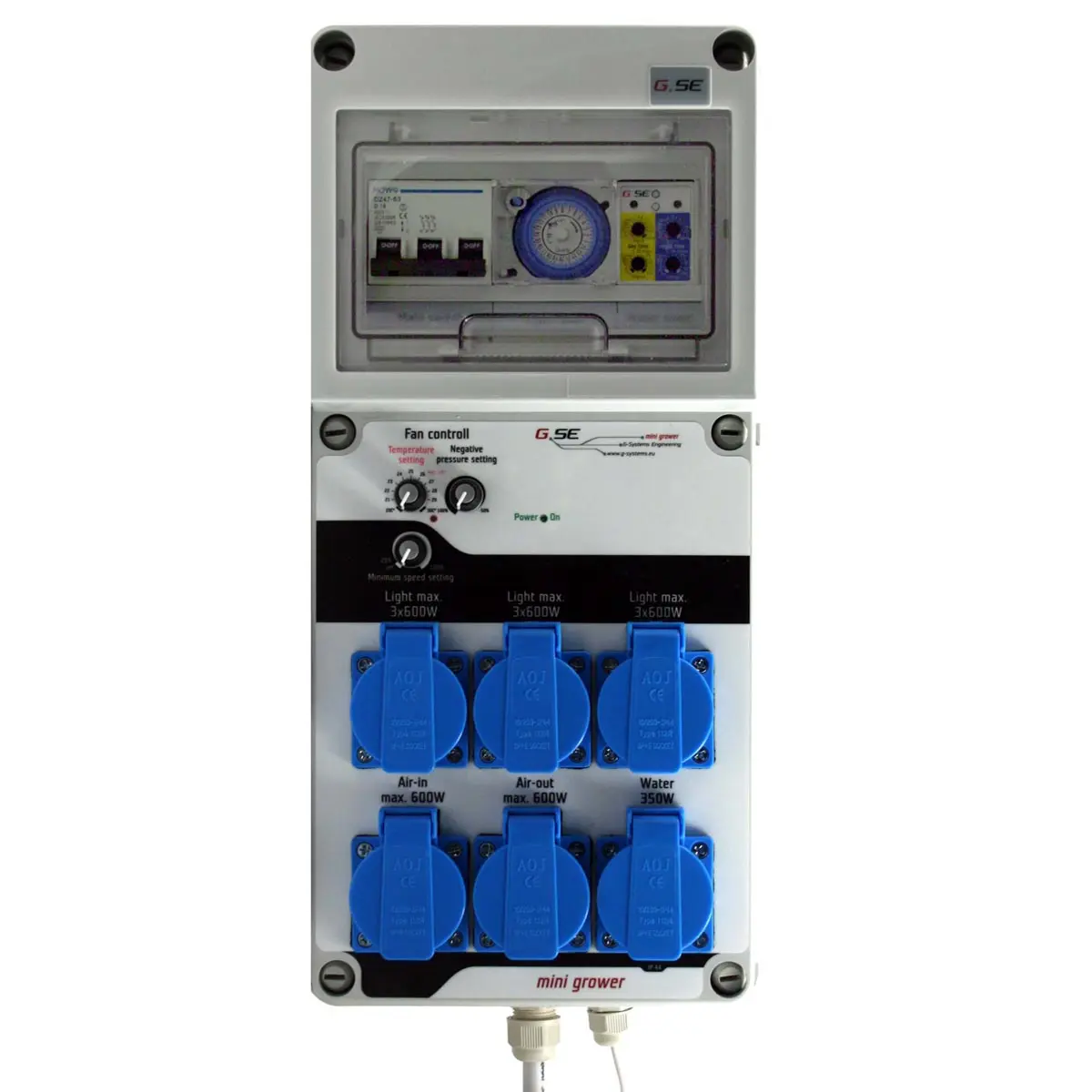 GSE Mini Grower 9 x 600W + Klima + Bewässerung