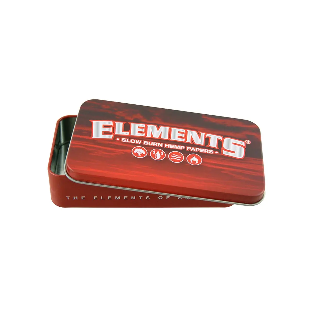 Elements Metall Dose - rot