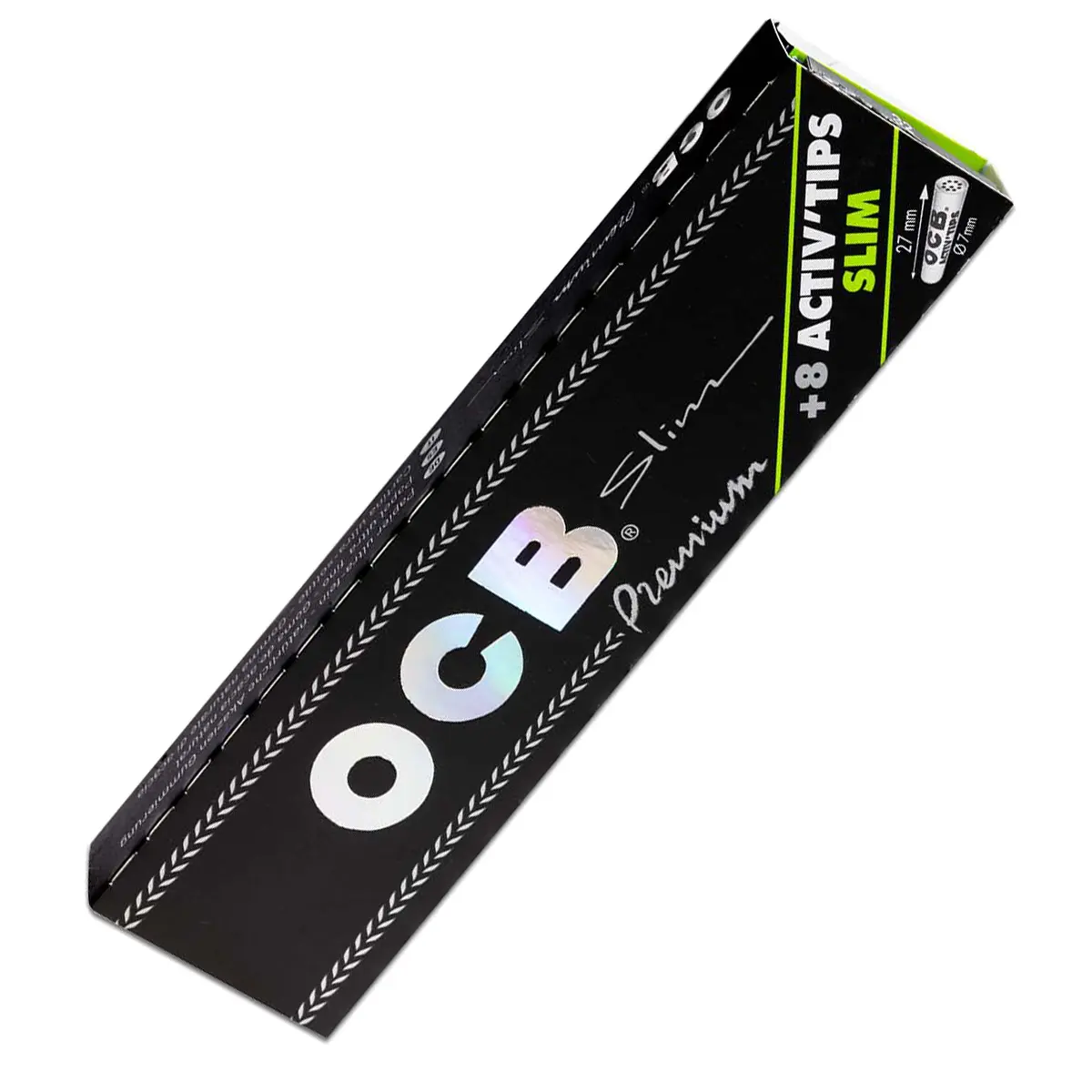 OCB Premium Kingsize Slim + 8 Aktivkohlefilter 7mm
