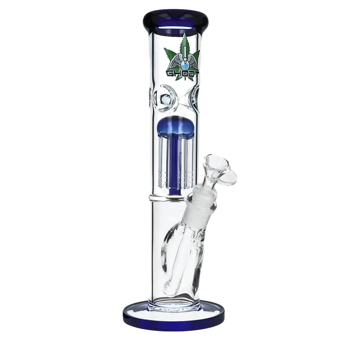 GHODT Bong mit Percolator 30cm Blau