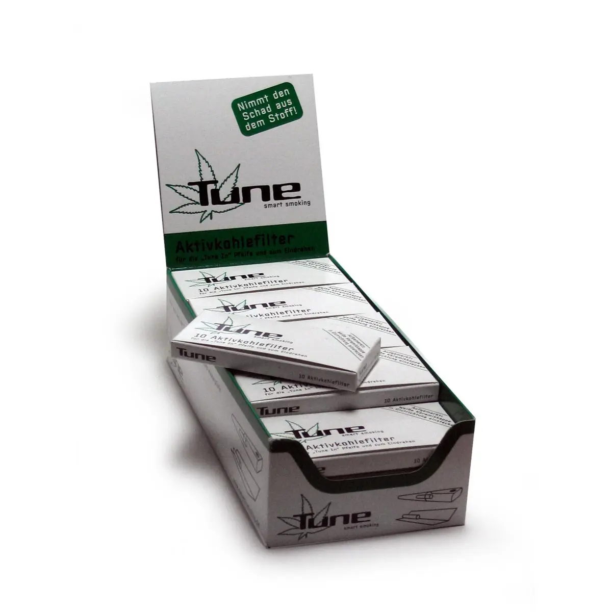 actiTube Aktivkohlefilter Regular 8mm 10 Filter