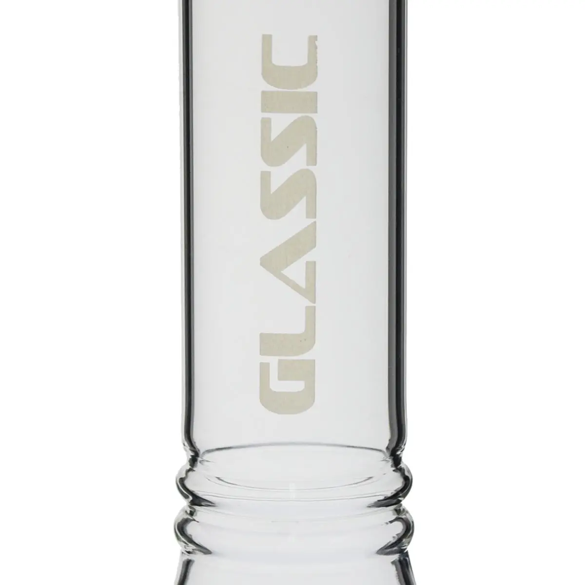 Glassic Klassische günstige Bong gewölbt 18,8 -  42cm