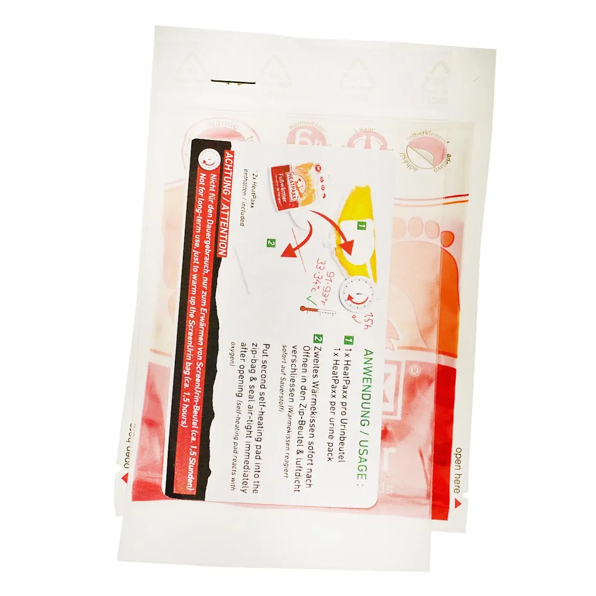 HeatPaxx Einweg Heizkissen für Clean Urin