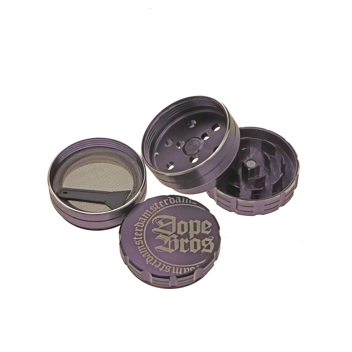 Dope Bros High Quality Grinder - purple