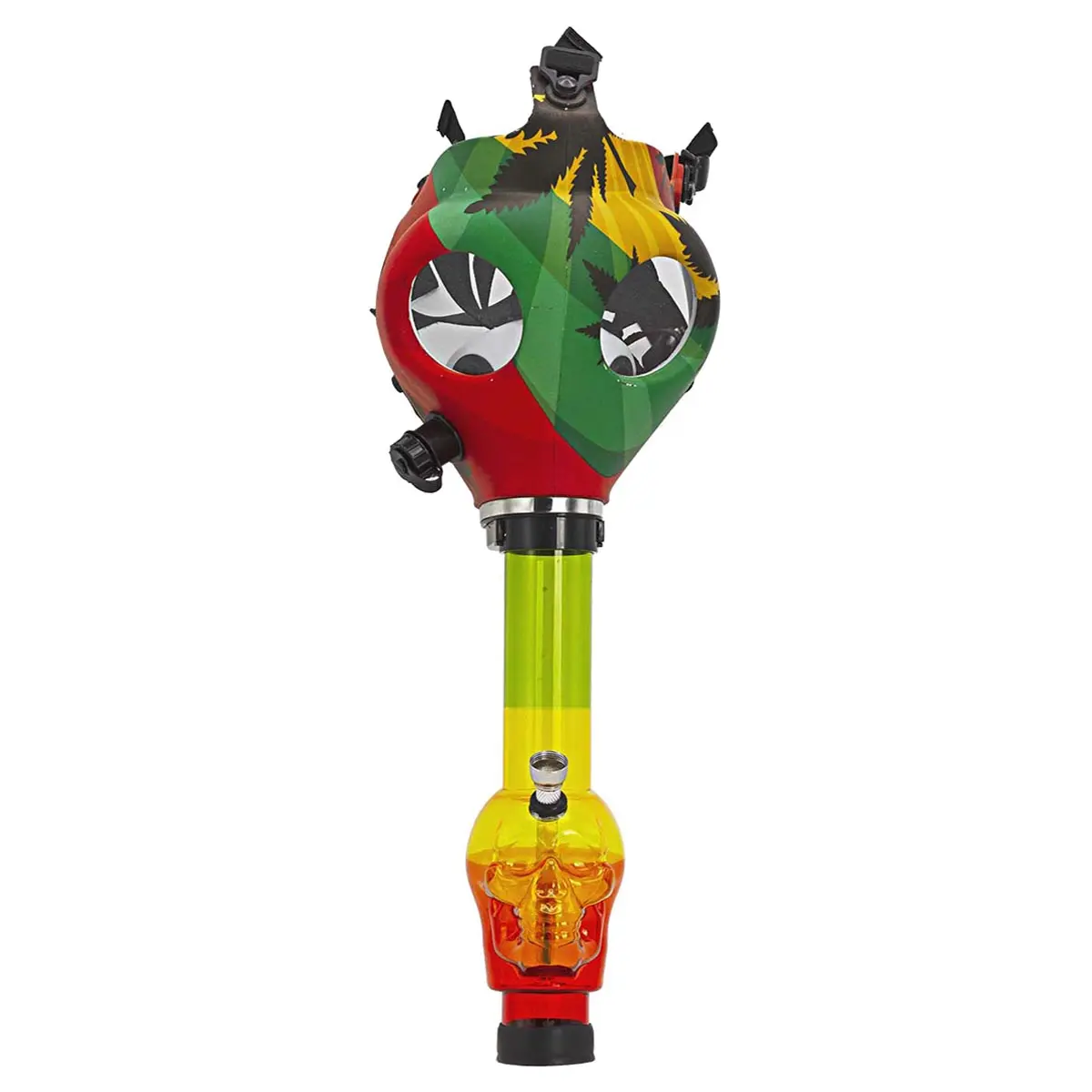 Bong+  Gras Maske 'Rasta'