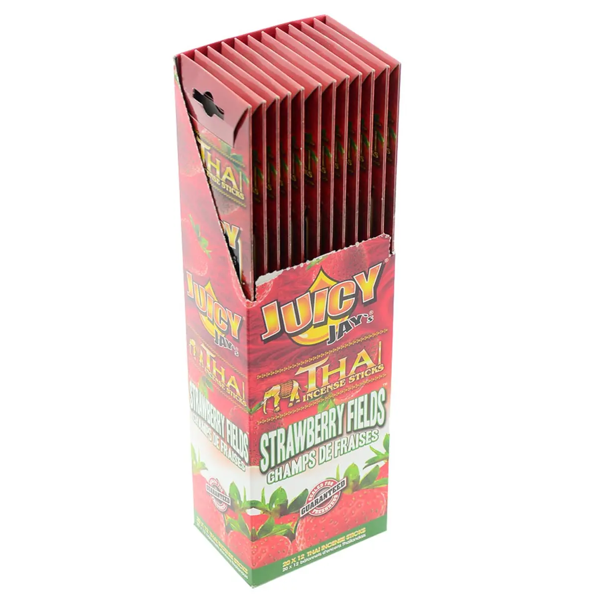 12 x Juicy Jays Räucherstäbchen "Strawberry Fields"