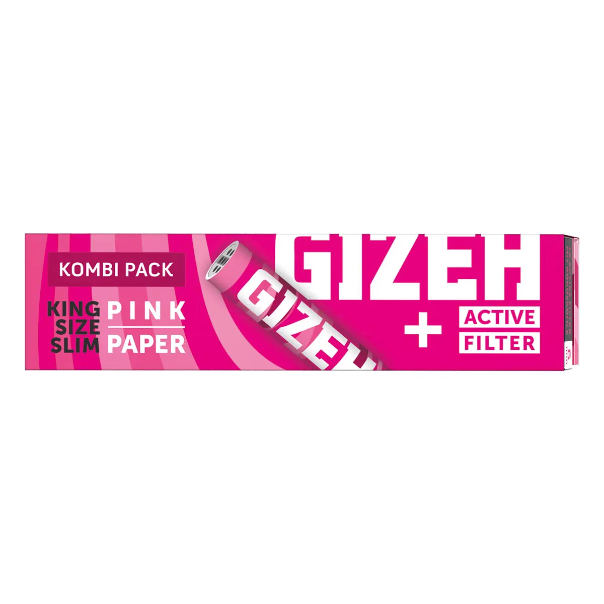Gizeh Pink King Size Silm + 16 Aktivkohlefilter