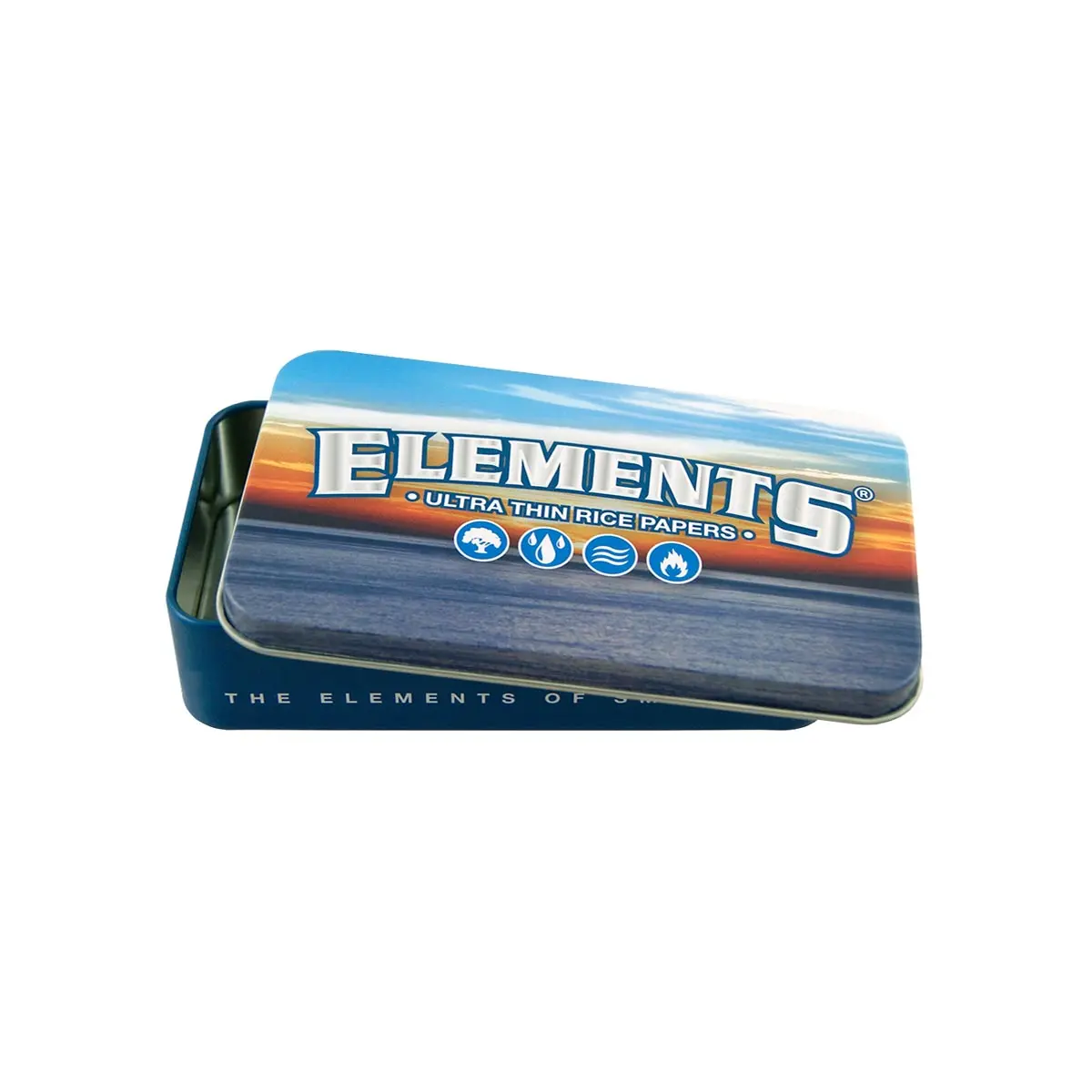 Elements Metall Dose - blau