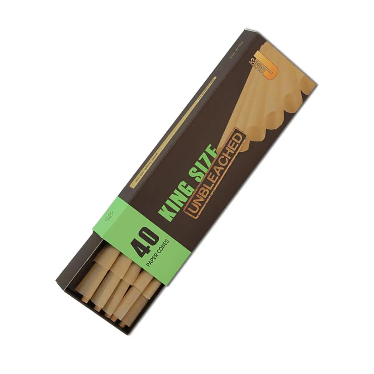 J-Ware Cones - King Size 40er  ungebleicht