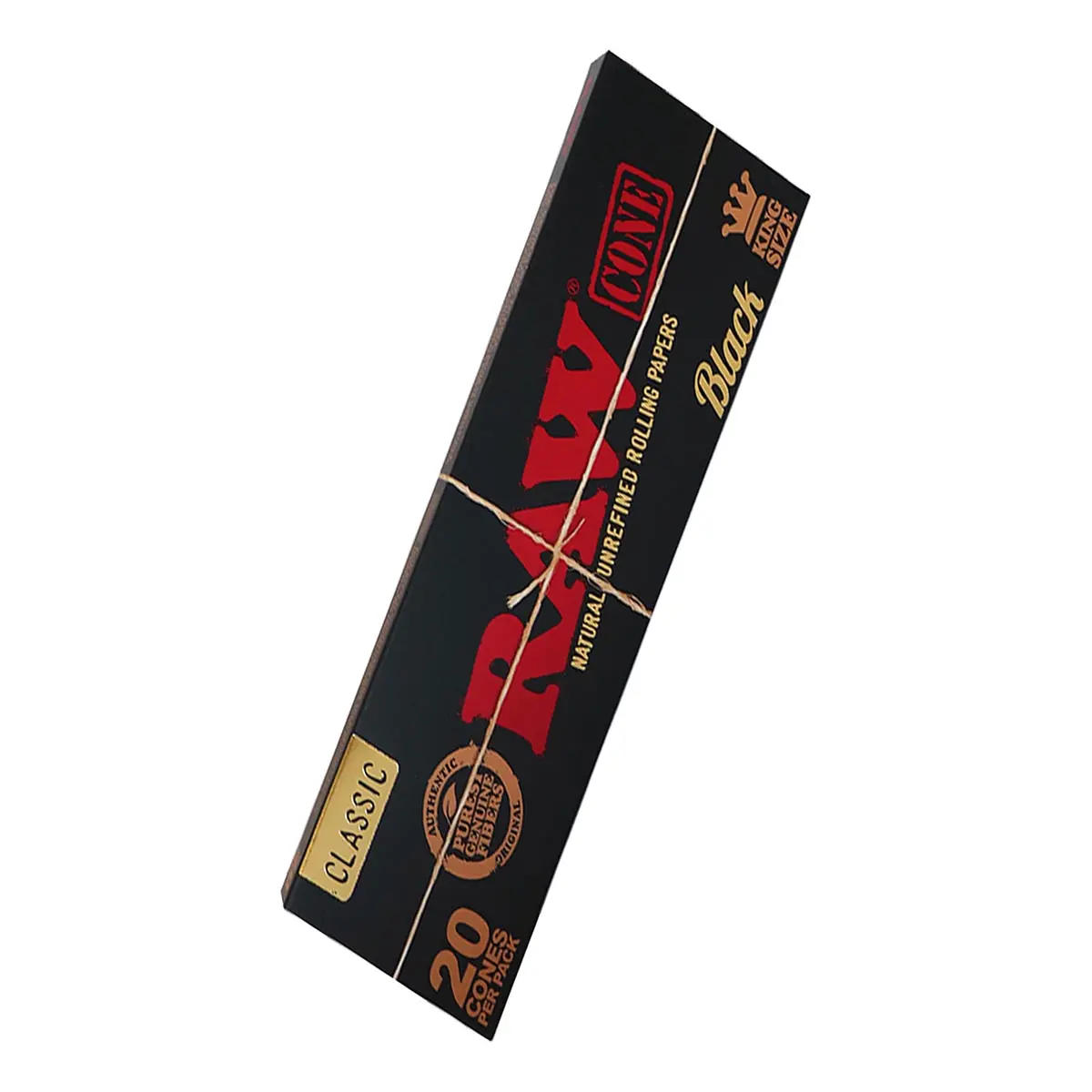 RAW Cones Black Kingsize 109mm