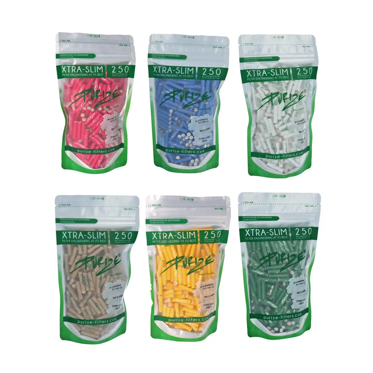 PURIZE® Aktivkohlefilter – XTRA Slim Size 250