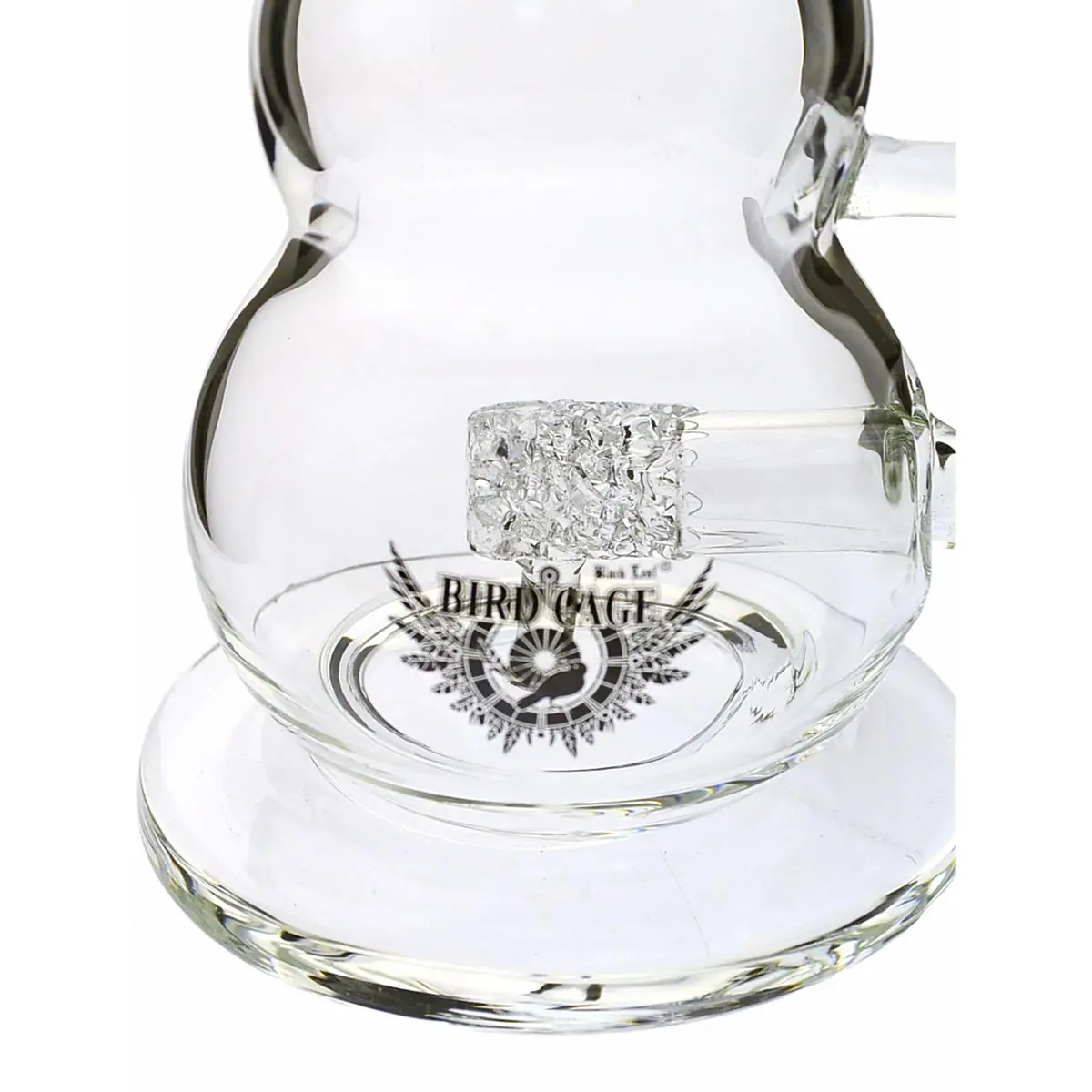 Black Leaf Bird Cage Glasbong