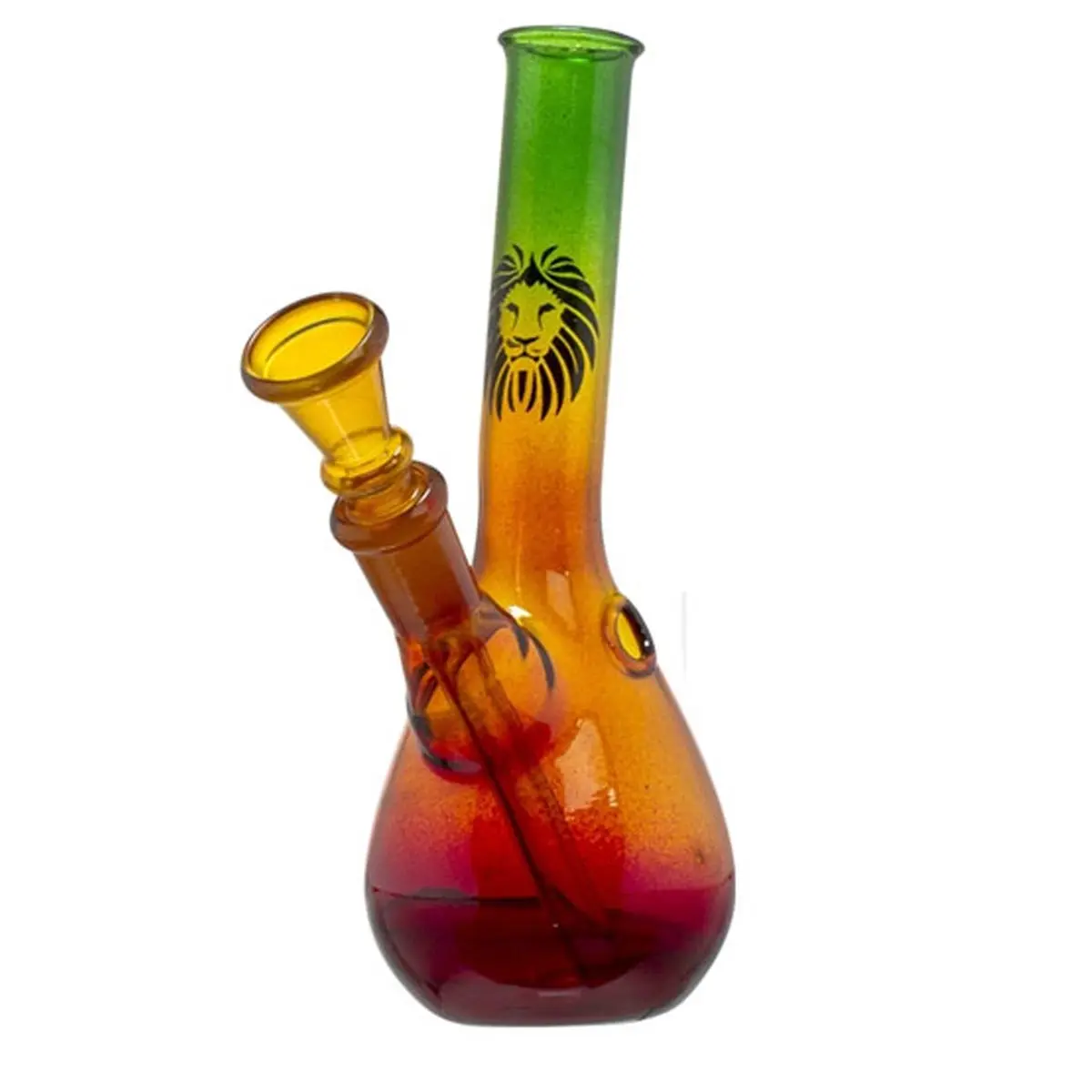 Rasta Mini Glasbong Beaker 14cm 12,5