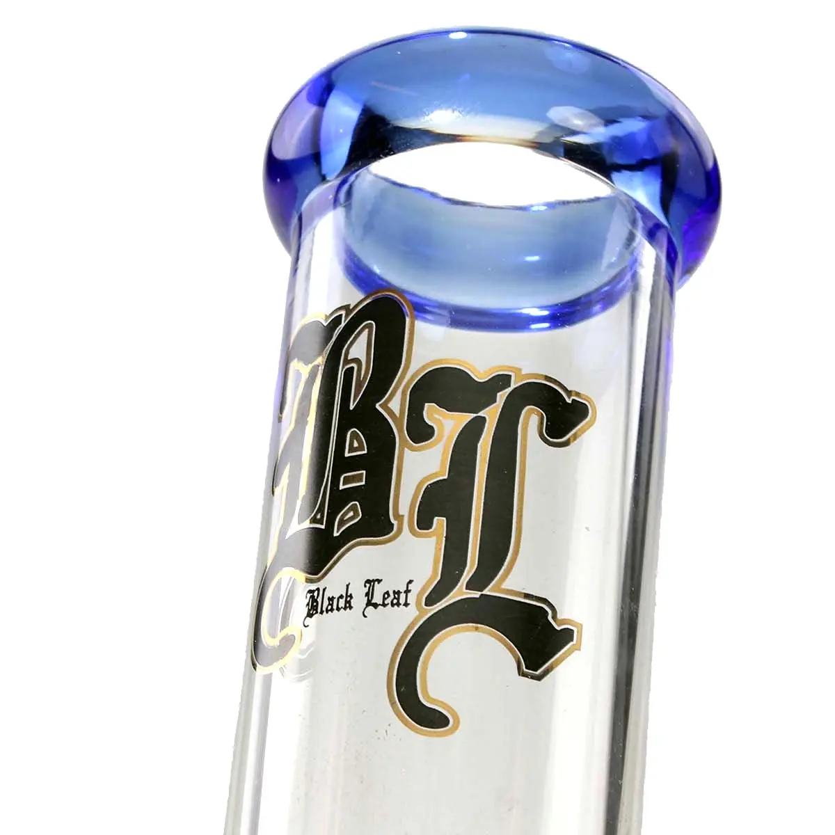 Black Leaf Percolator Bong 'Blue Hour' 37cm