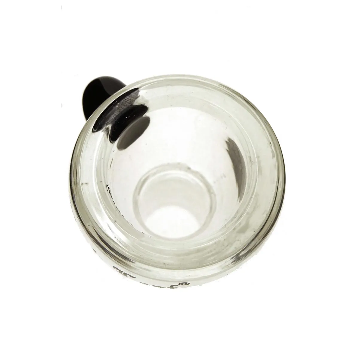 'Black Leaf' Großer Glas Bongkopf 18,8
