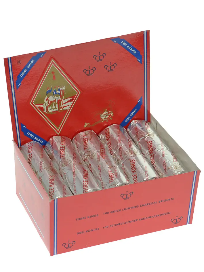 Three Kings Kohle 3 cm - 10x 