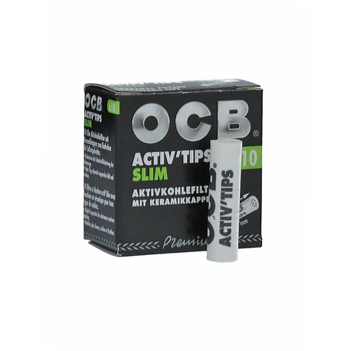 OCB Activ Tips Slim 7mm - 10pcs
