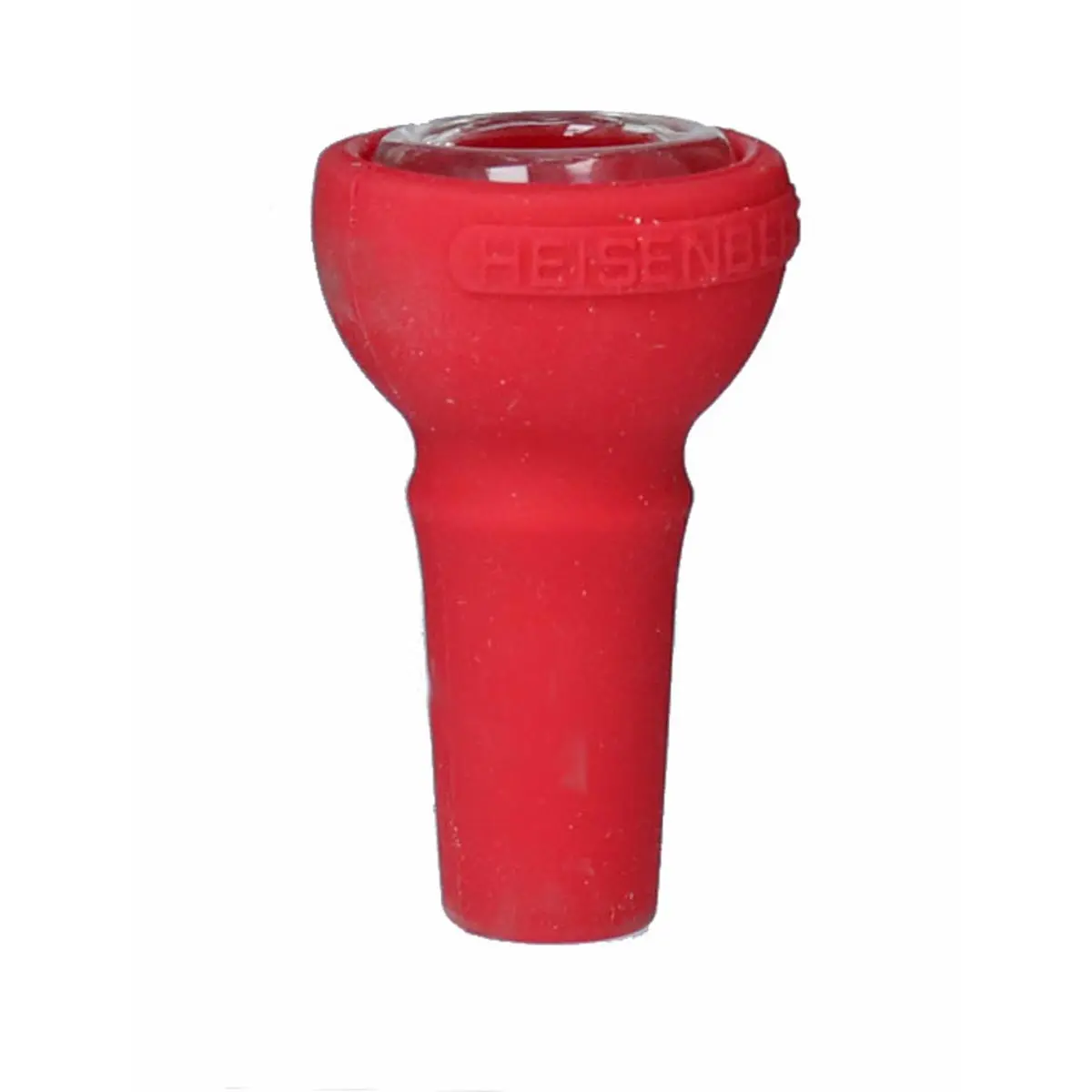 Heisenberg Silikonkopf mit Glassieb 18,8 - rot