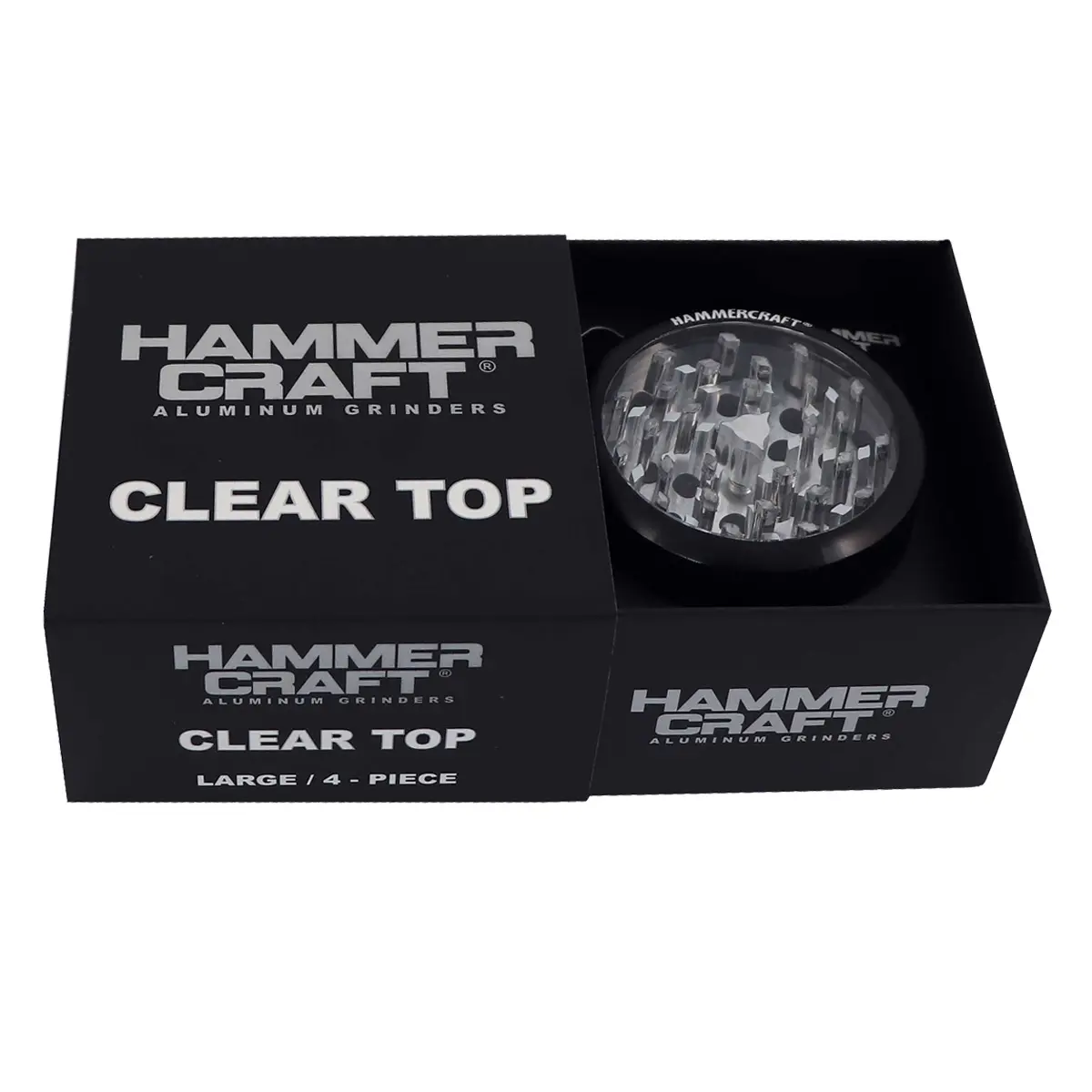 Hammercraft Grinder mit Glasfenster 4-Part 63mm