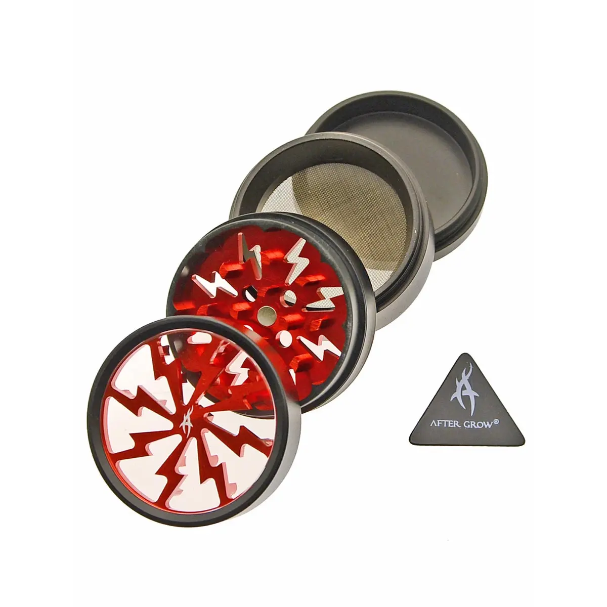 After Grow Thorinder Grinder mit Fenster schwarz / orange Mini