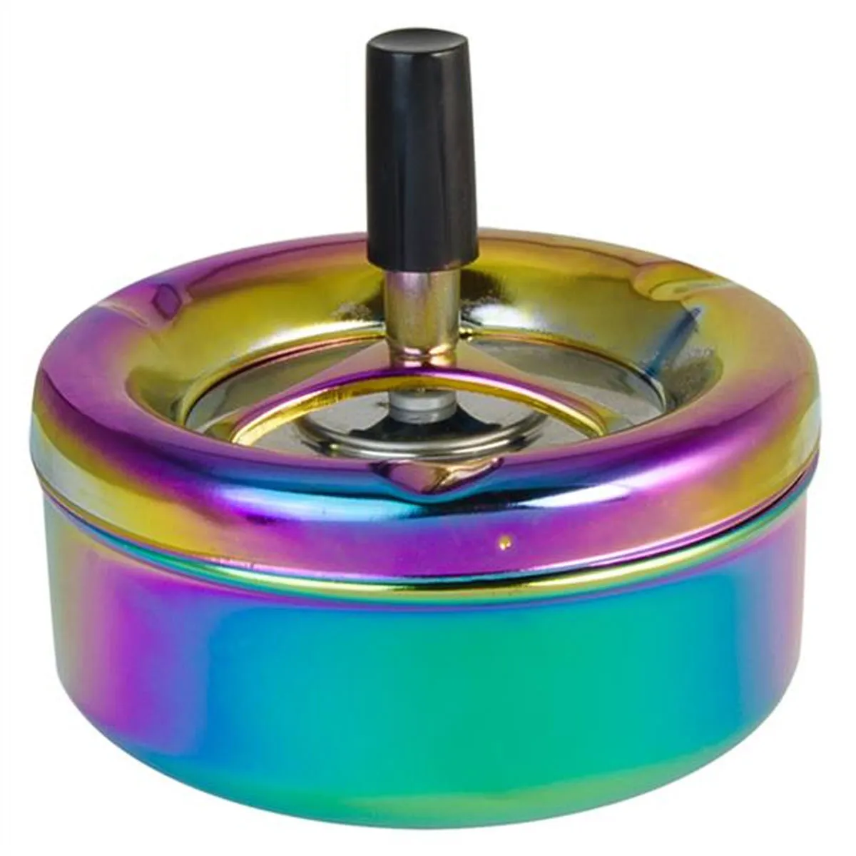 Portacenere girevole in metallo &ldquo;Rainbow&rdquo;