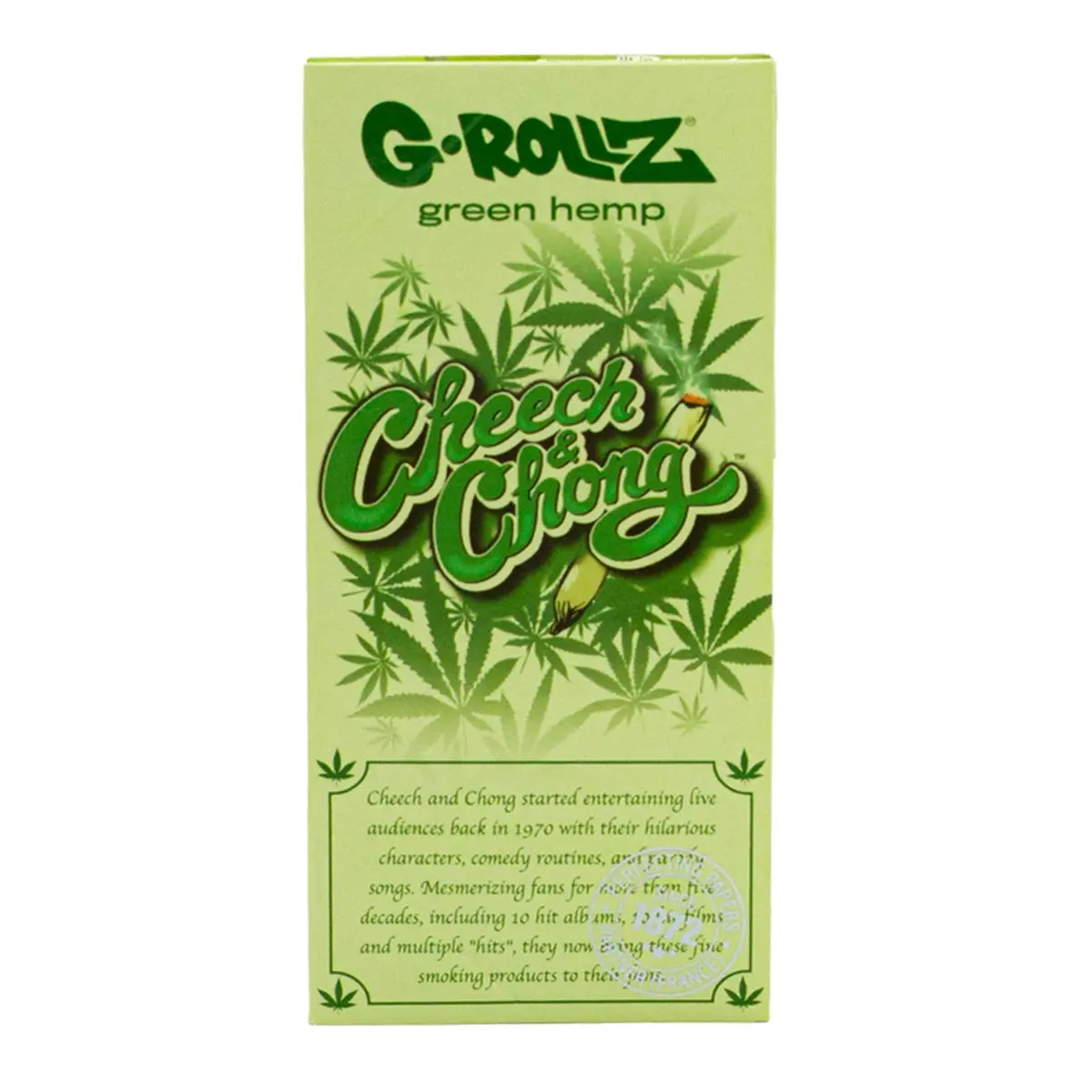 Cheech & Chong Kingsize Papers mit Tips Bio Hemp und Tray