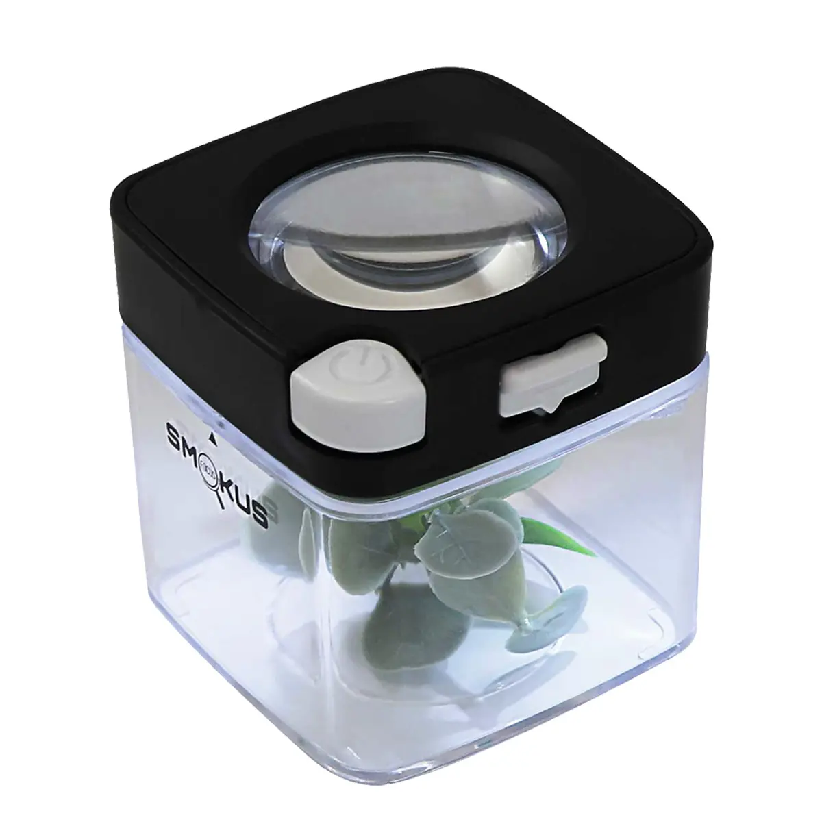 Smokus Focus Glas mit Lupe