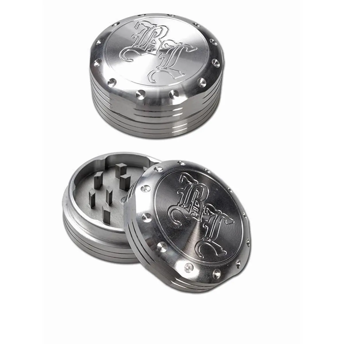 Black Leaf Alugrinder Geschenkbox 53mm