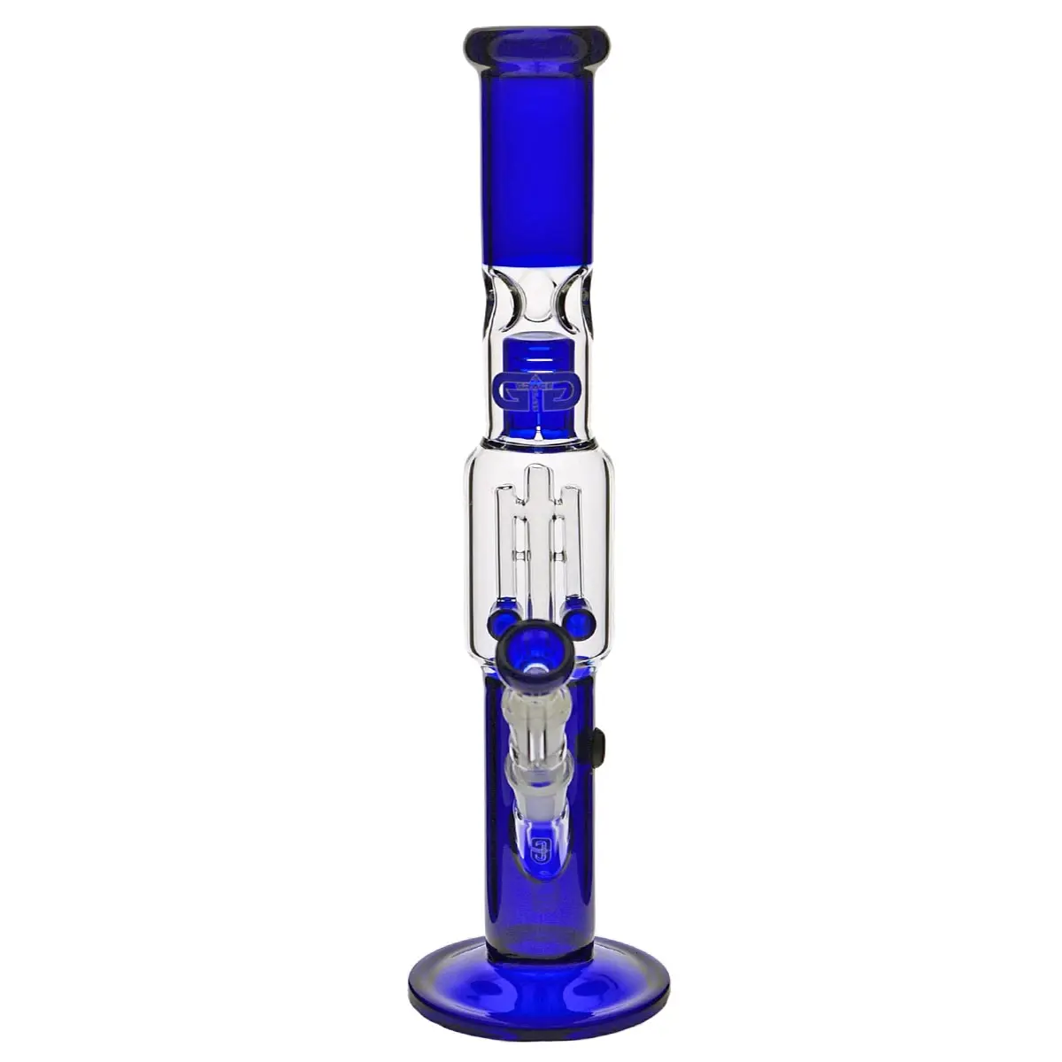 Grace Glass Bong "Blue Dangly Donald" 39 cm