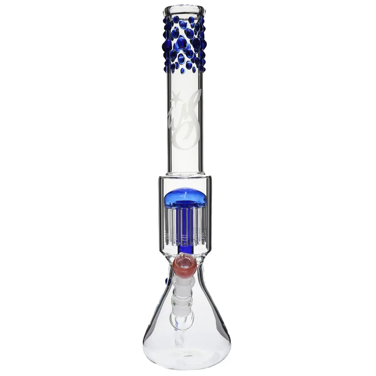 Weedstar Messias Illusion Blau 12-Arm Perc