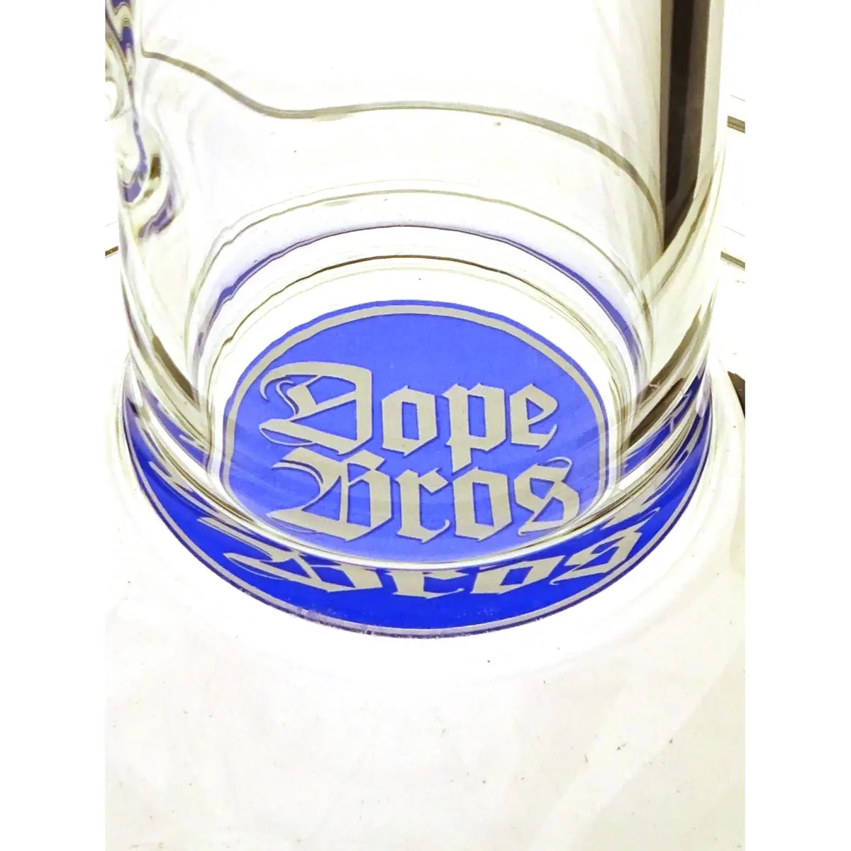 Bong Amsterdam Straight Skull 18.8 42cm Blau