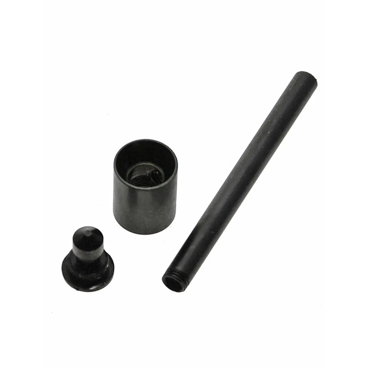 Sieblose Metallpfeife 11 cm Schwarz