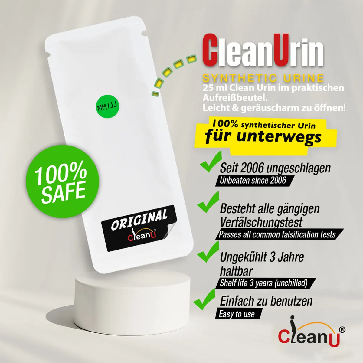 Clean-U Clean Urin - urina sintetica
