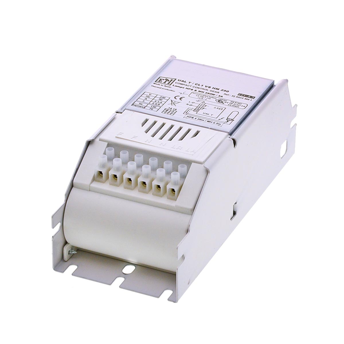 ETI UAL T / CL1 Vorschaltgerät 250 Watt für MH und NDL