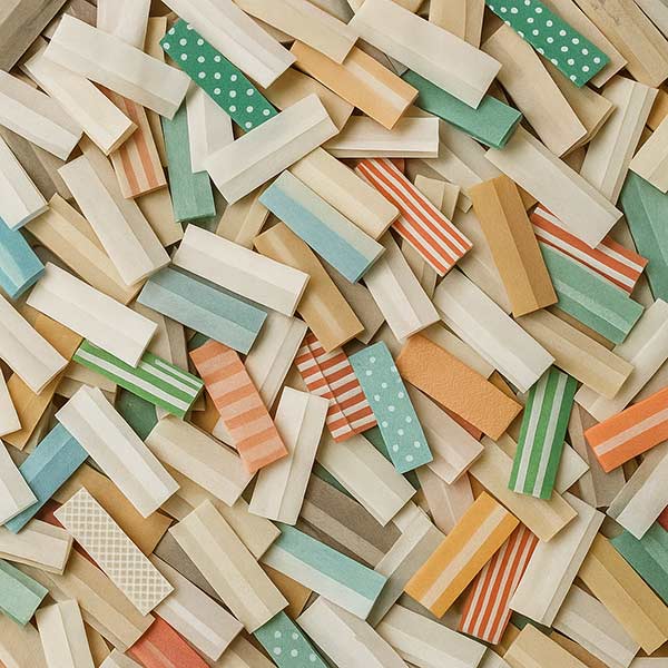 verschiedene dicken von zigarettenpapieren