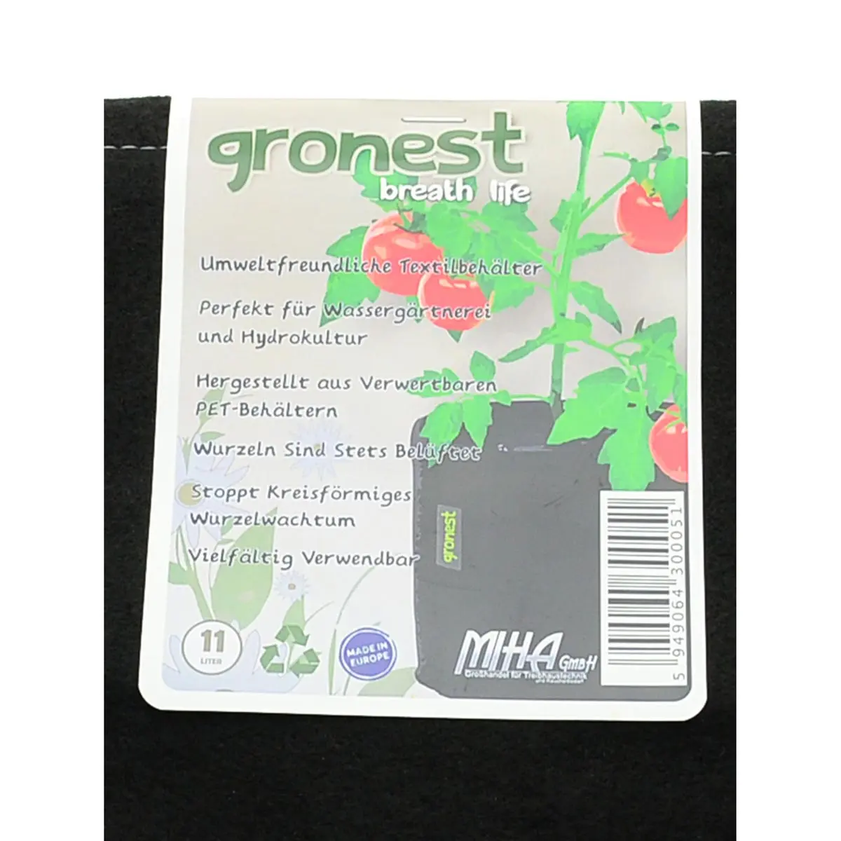 Gronest-Grow Bag, 11 Liter