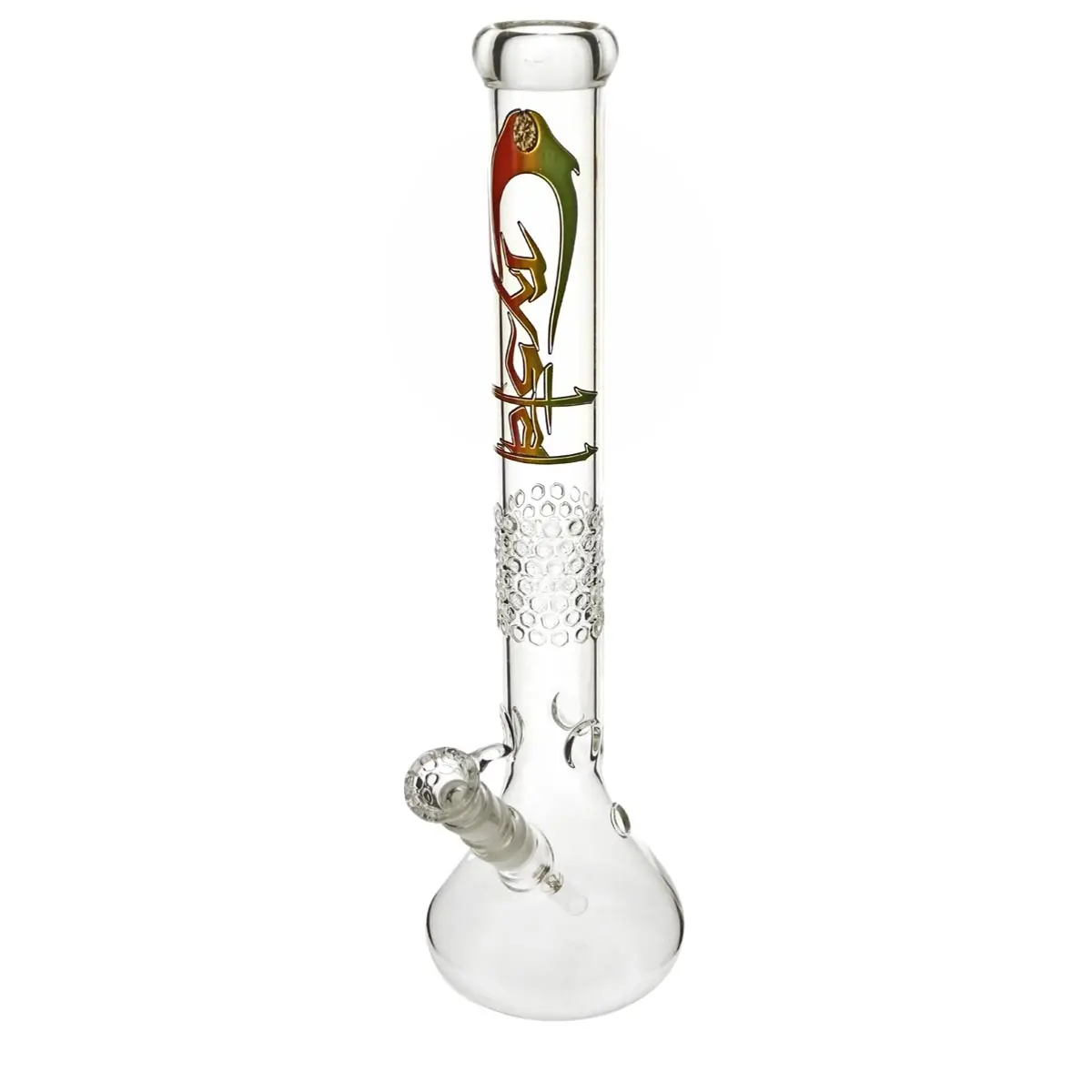 Crystal Beaker Bong Rasta 46cm 18,8