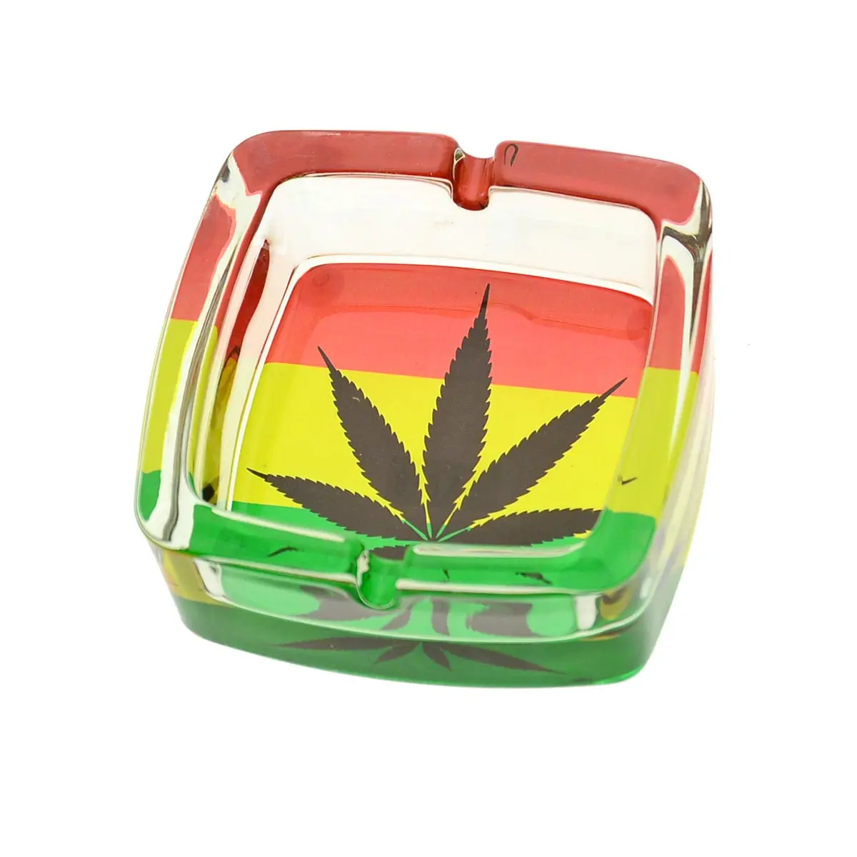 Glas Aschenbecher "Leaf"