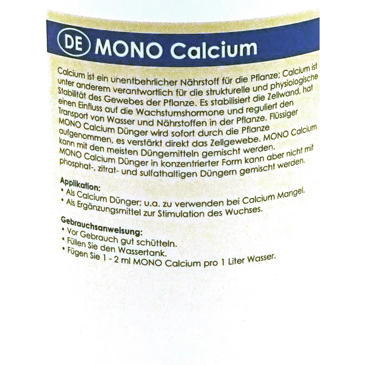 Canna Mono - Calcium (Ca 12%), 1 Liter