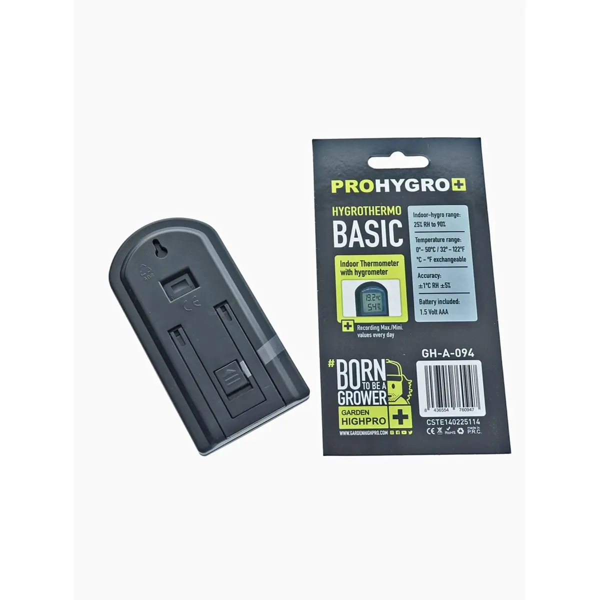 Digitales Thermometer / Hygrometer GHP Basic