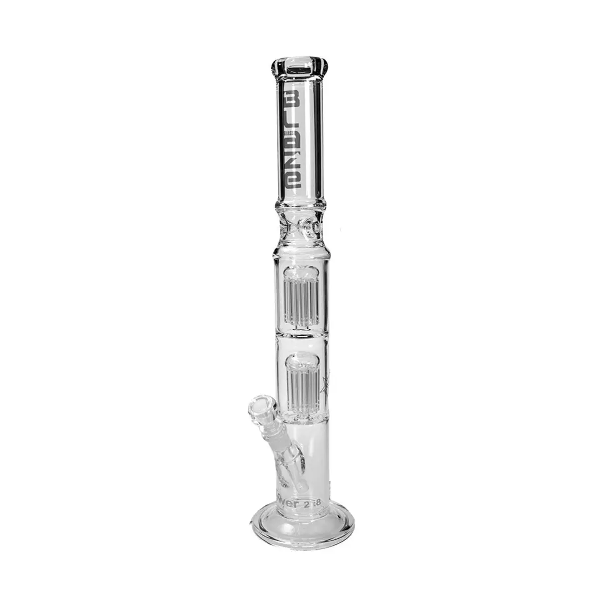 Blaze Glass Tower 8-Arm Doppel-Percolator Bong - 56 cm, klar