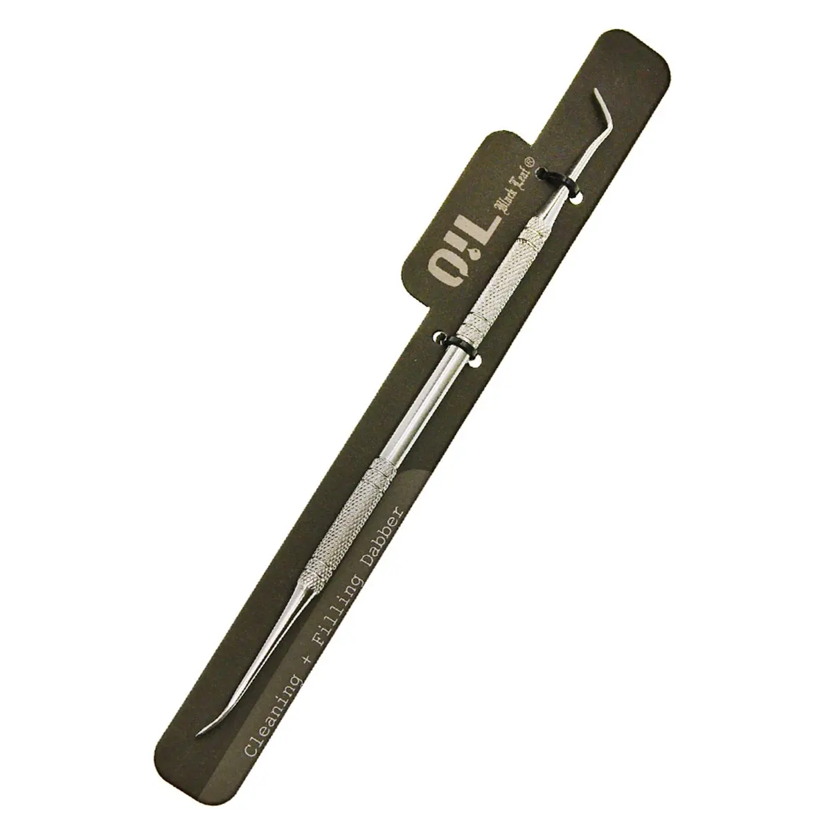 Black Leaf Öl Werkzeug aus Edelstahl - dünner Kratzer