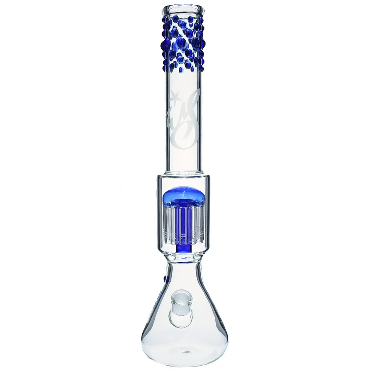 Weedstar Messias Illusion Blau 12-Arm Perc