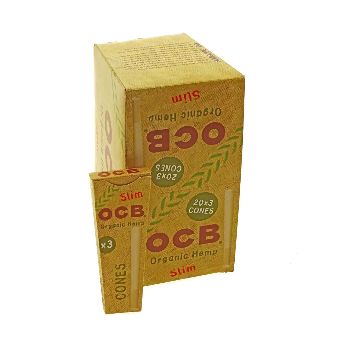 OCB Cones Organic Hemp Slim - 20x