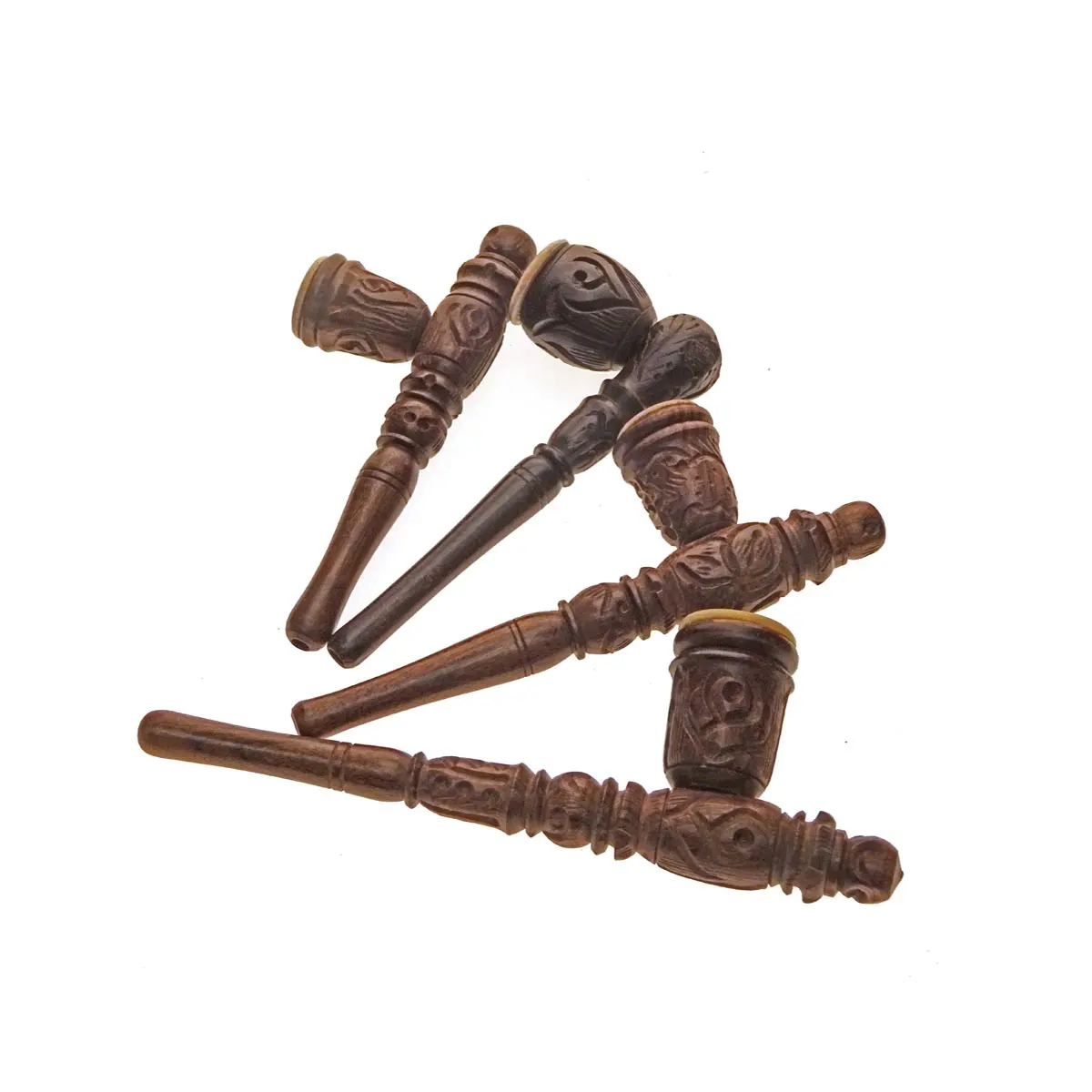 Holzpfeife mit Specksteineinsatz