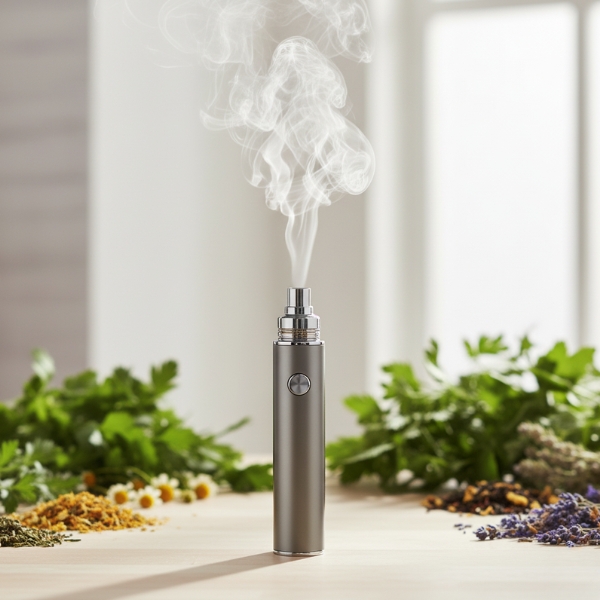 ein Vaporizer mit verschiedenen Teesorten