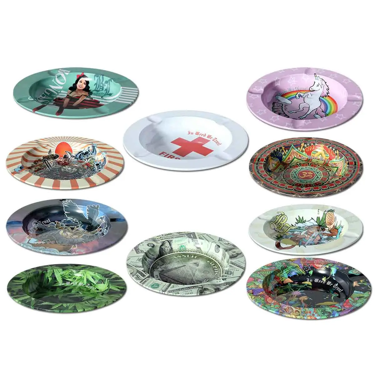 Black Leaf Aschenbecher 'Leafs'