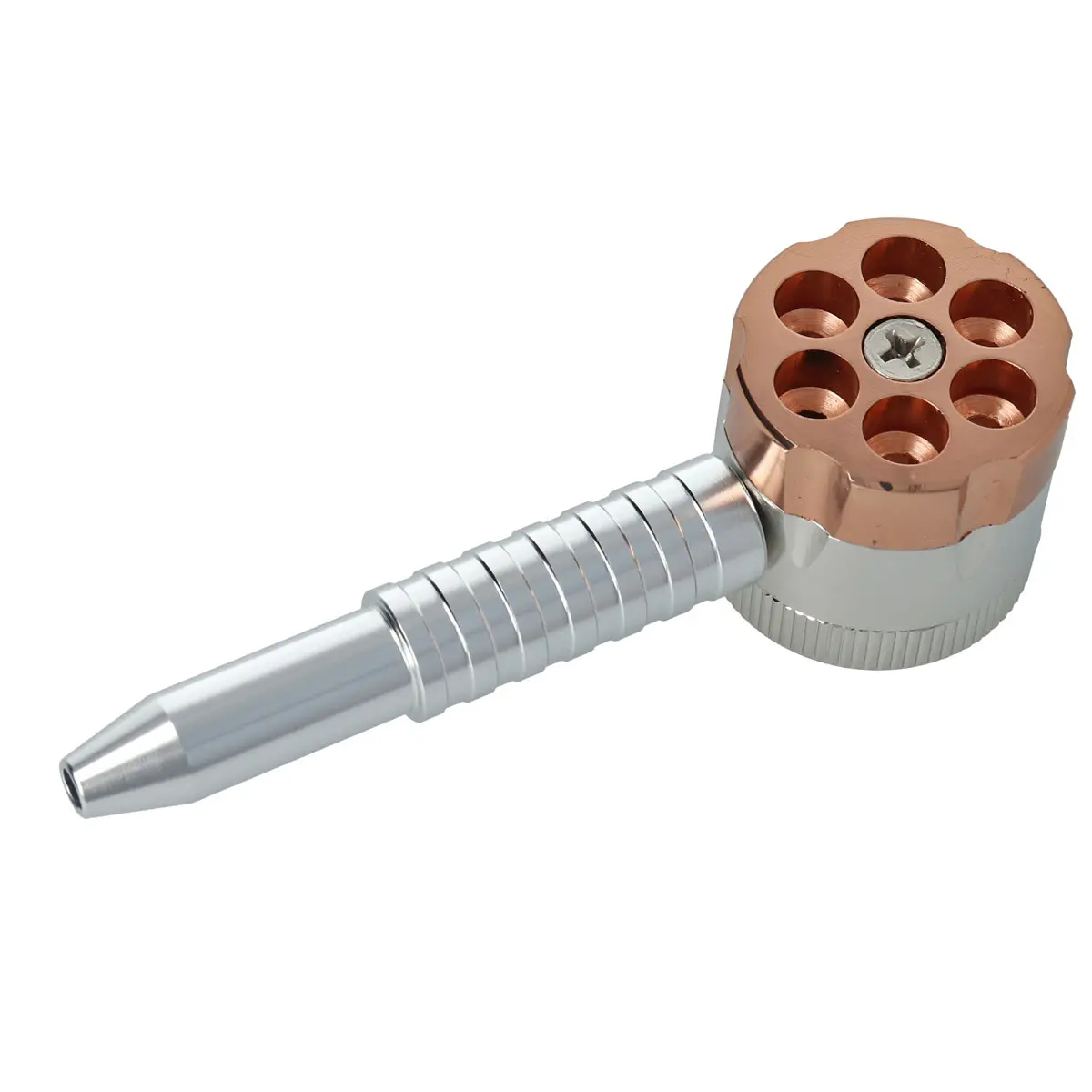 Revolver Trommel Handpfeife + Grinder